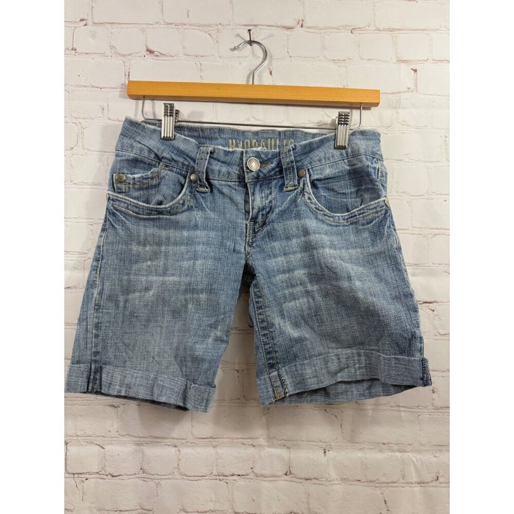 Hydraulic Denim Shorts Womens Juniors Size 5/6 Blue Jean Casual Streetwear